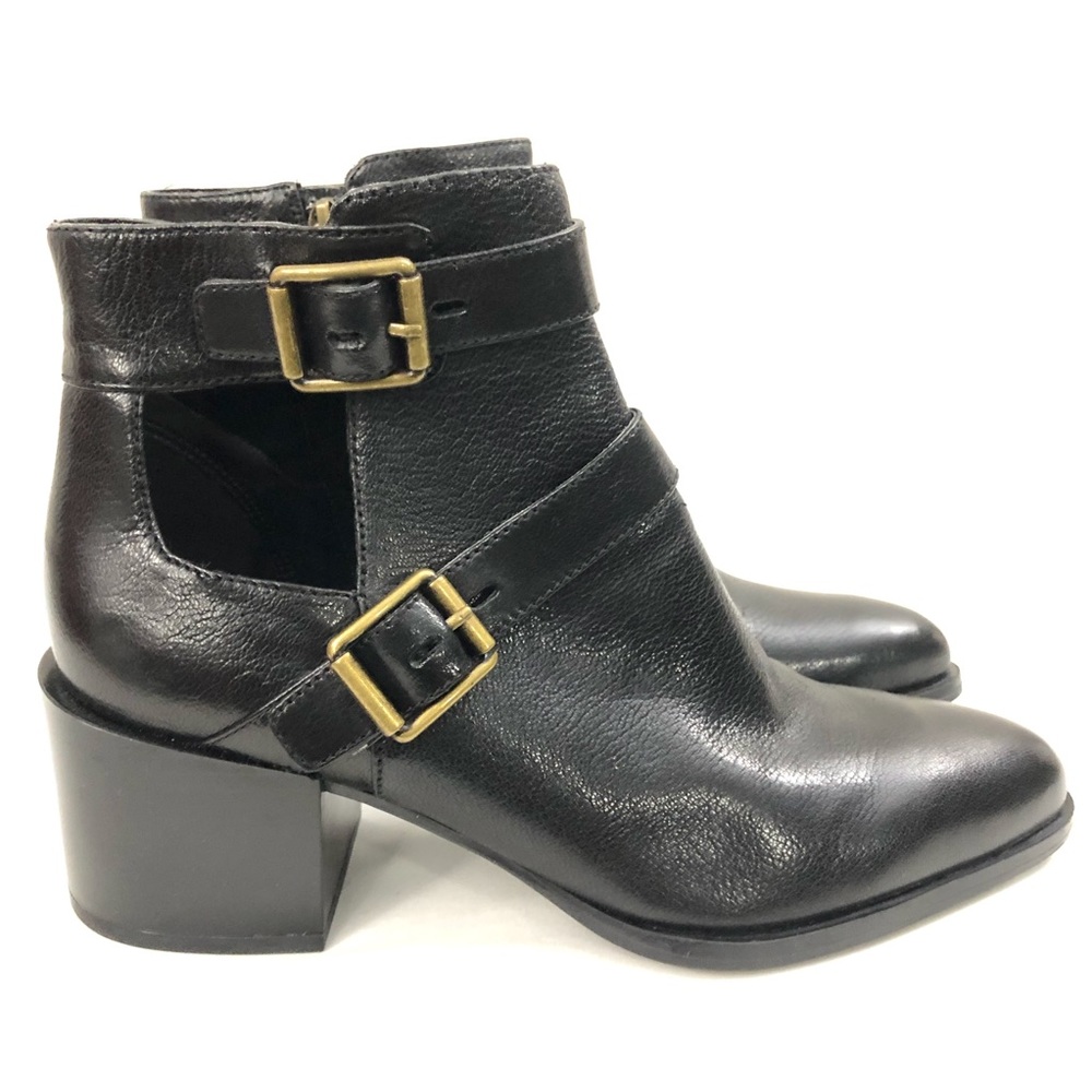 NINE WEST l Sz 7.5 l Leather Ankle Boots